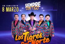 Abren Los Tigres del Norte la temporada de conciertos en Chihuahua; gran presentación el próximo ocho de marzo