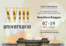Invita Casa Chihuahua a festejar sus XVIII años de vida institucional con concierto de Semáforo Reggae